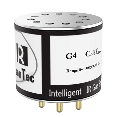 Le capteur infrarouge de gaz d'isobutane YJJ G4-C4H10 a deux sorties de signal pour la mesure de la concentration