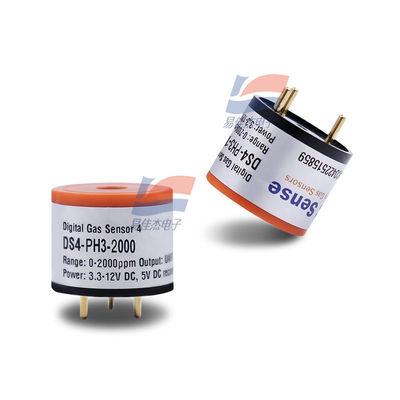 DS4-PH3-2000 Capteur de gaz de phosphine électrochimique intelligent pour la surveillance de la protection de l'environnement