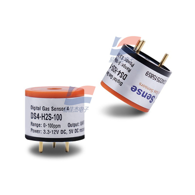 DS4-H2S Capteur de gaz numérique intelligent Polymère solide électrochimique Trois électrodes