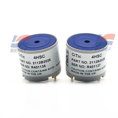 4HSC Capteur de gaz de sulfure d'hydrogène H2S TBC Principe de fonctionnement 3 électrodes Sensibilité électrochimique* 0,7 ± 0,15 μA/ppm