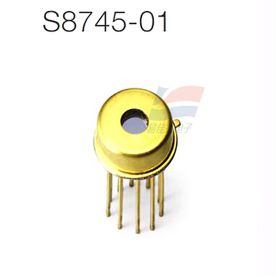 S8745-01 Photodiode au silicium avec préamplificateur, capteur de faible bruit, résistance de rétroaction intégrée et condensateur