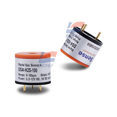 DS4-H2S-100 Capteur de gaz électrochimique Taille industrielle standard pour une installation et une intégration faciles