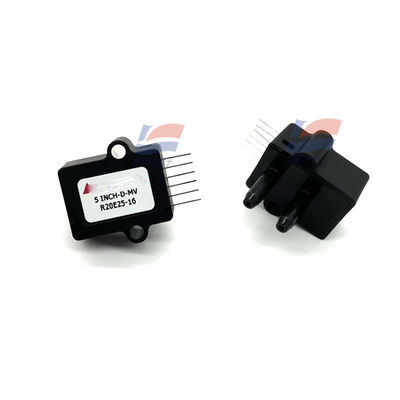 Capteurs de pression à montage sur carte 5 POUCES-D-MV, double radial, barbelé, SIP-6, montage par vis